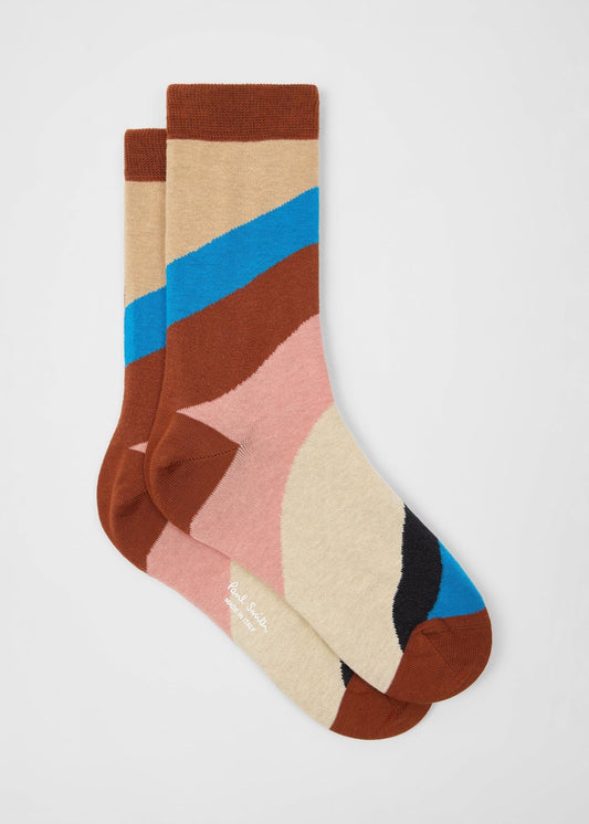Young Ideas & Henmores -Camila Swirl Socks -90 Swirl -OS