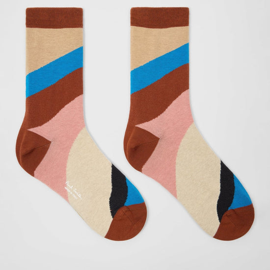 Young Ideas & Henmores -Camila Swirl Socks -90 Swirl -OS