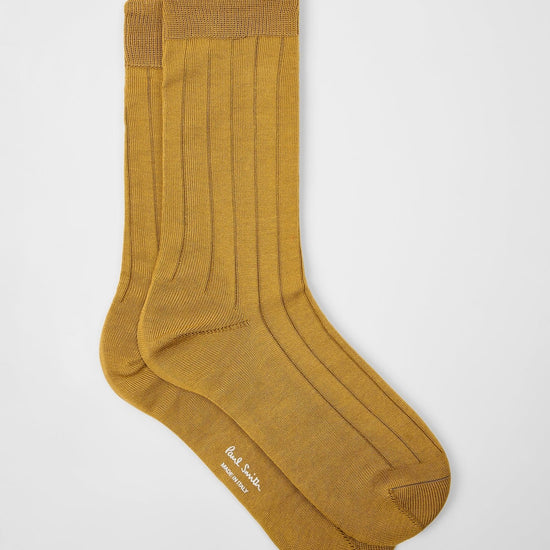 Young Ideas & Henmores -Catrina Socks -14 Ochre Yellow -OS