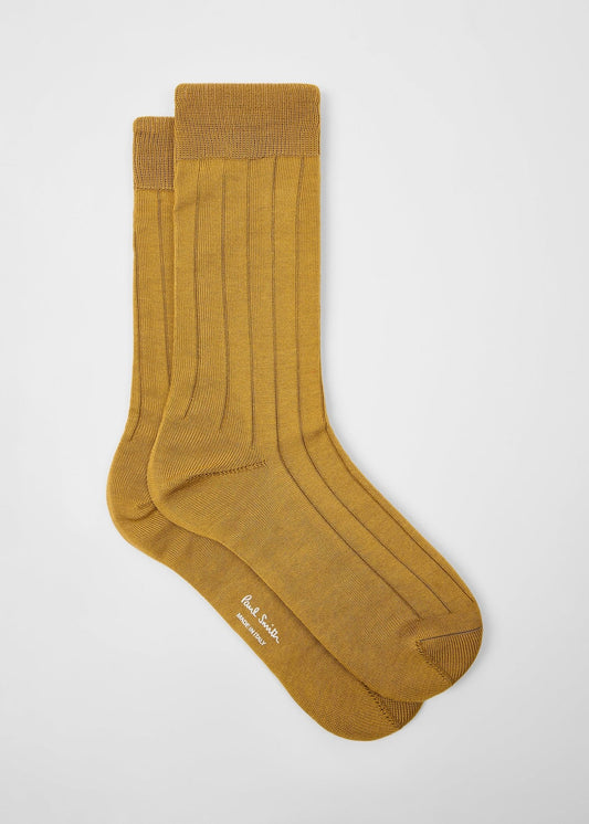 Young Ideas & Henmores -Catrina Socks -14 Ochre Yellow -OS