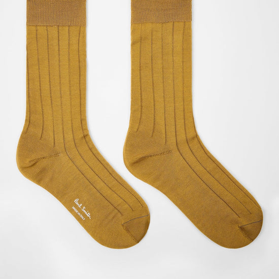 Young Ideas & Henmores -Catrina Socks -14 Ochre Yellow -OS