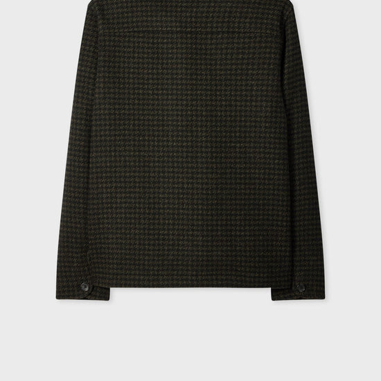 Young Ideas & Henmores -Check Chore Jacket -38 Bottle Green -L