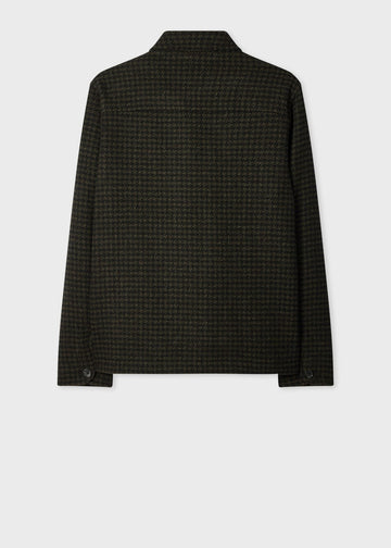 Young Ideas & Henmores -Check Chore Jacket -38 Bottle Green -L