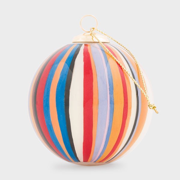 Young Ideas & Henmores -Classic Stripe Bauble -92 Multi Stripe -OS