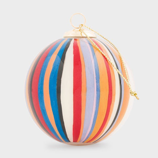 Young Ideas & Henmores -Classic Stripe Bauble -92 Multi Stripe -OS
