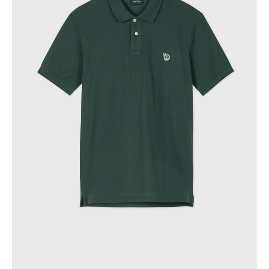 Young Ideas/Henmores - Classic Zebra Short Sleeve Polo Shirt - 02 Off White - M