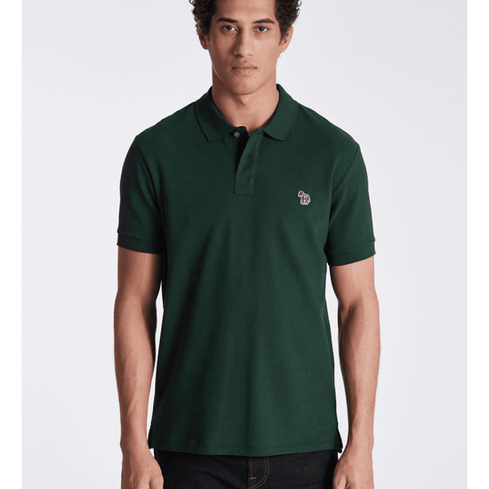 Young Ideas/Henmores - Classic Zebra Short Sleeve Polo Shirt - 02 Off White - M