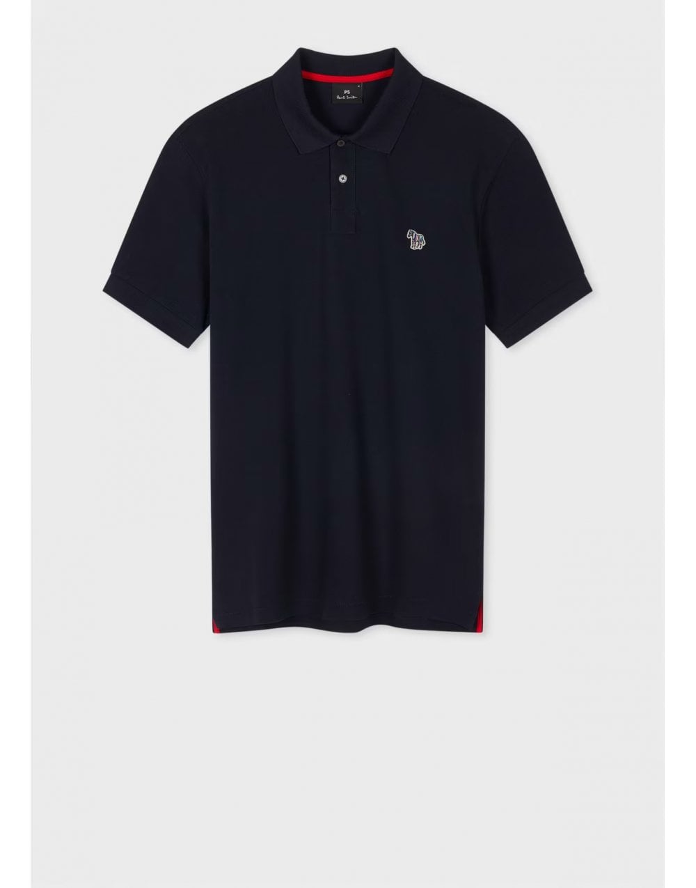 Young Ideas/Henmores - Classic Zebra Short Sleeve Polo Shirt - 02 Off White - M