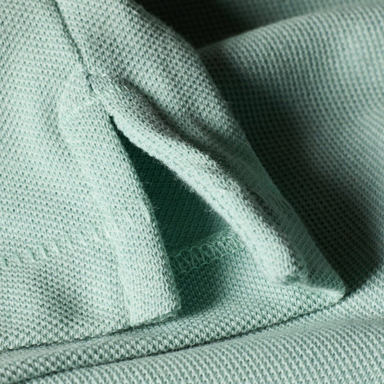 Young Ideas & Henmores -Classic Zebra Short Sleeve Polo Shirt -30C Mint Green -M