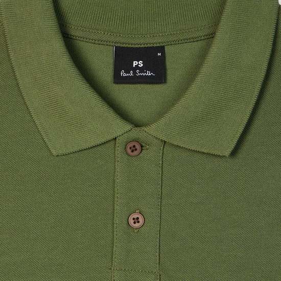 Young Ideas & Henmores -Classic Zebra Short Sleeve Polo Shirt -35E Sea Green -XXL