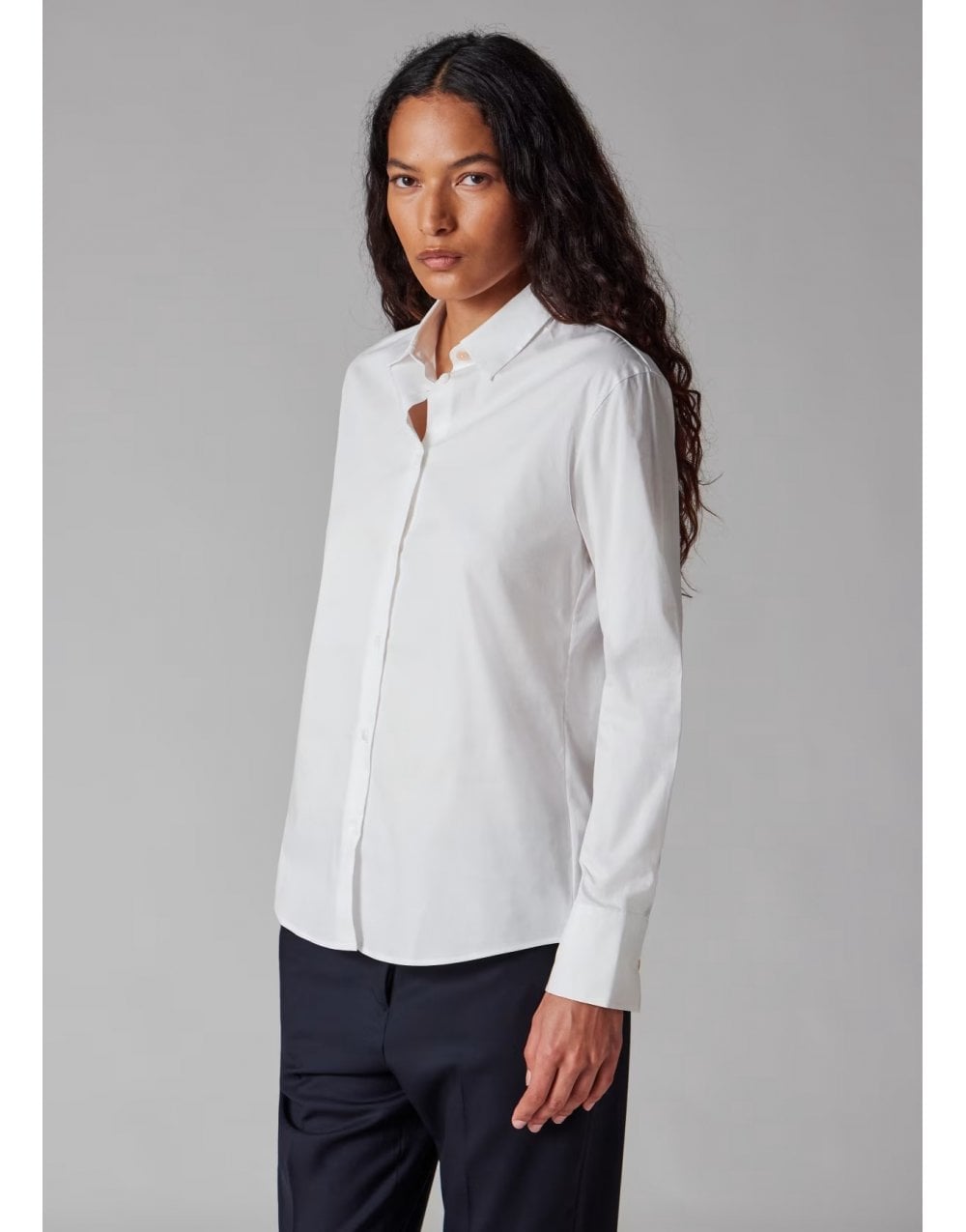 Young Ideas/Henmores - Daytime Swirl Detail Shirt - 01 White - 8