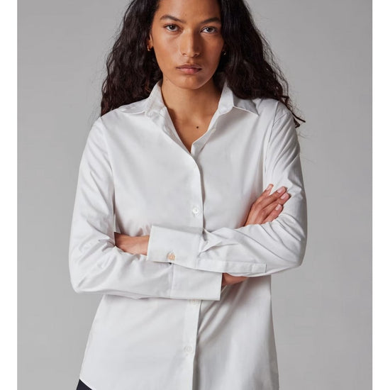Young Ideas/Henmores - Daytime Swirl Detail Shirt - 01 White - 8