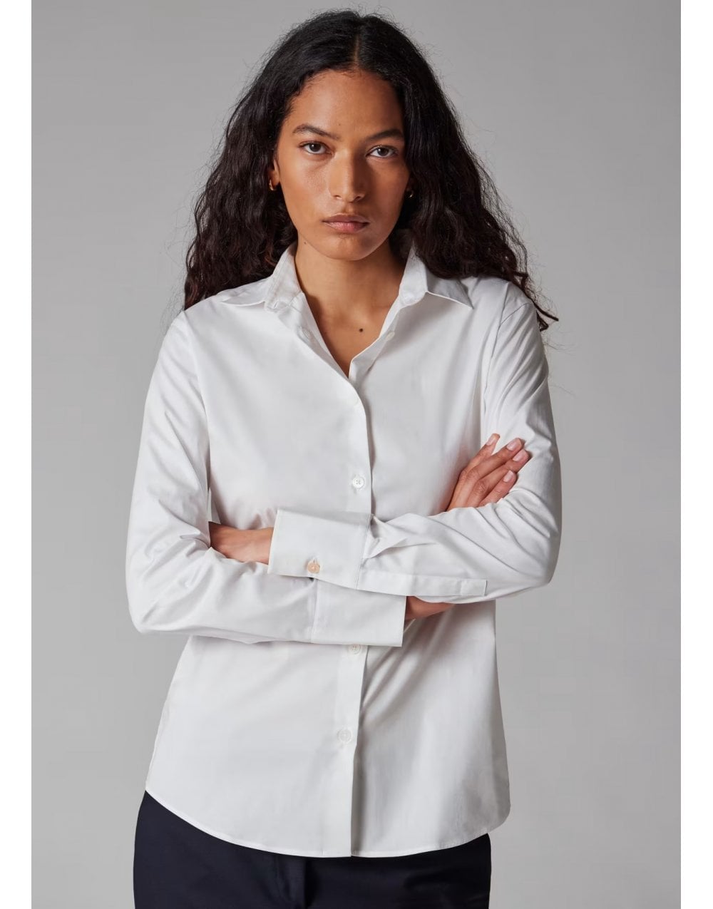 Young Ideas/Henmores - Daytime Swirl Detail Shirt - 01 White - 8