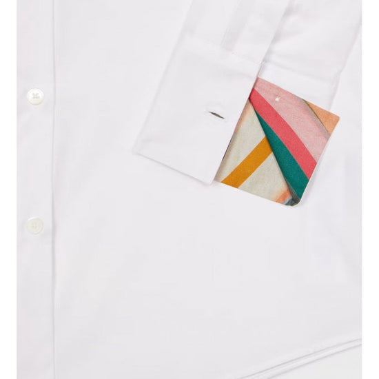 Young Ideas/Henmores - Daytime Swirl Detail Shirt - 01 White - 8