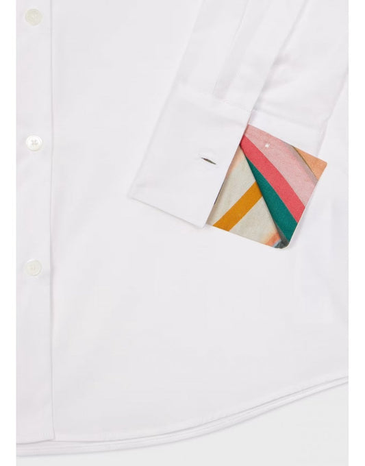 Young Ideas/Henmores - Daytime Swirl Detail Shirt - 01 White - 8