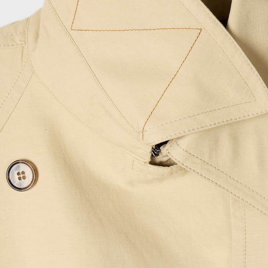 Young Ideas & Henmores -Elasticated Back Trench Jacket -60 Light Beige -6