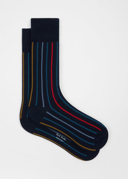 Young Ideas & Henmores -Flash Colour Socks -47 Blue -OS