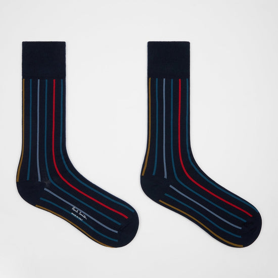 Young Ideas & Henmores -Flash Colour Socks -47 Blue -OS