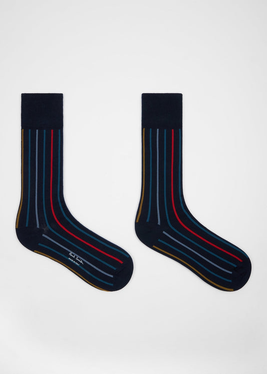 Young Ideas & Henmores -Flash Colour Socks -47 Blue -OS
