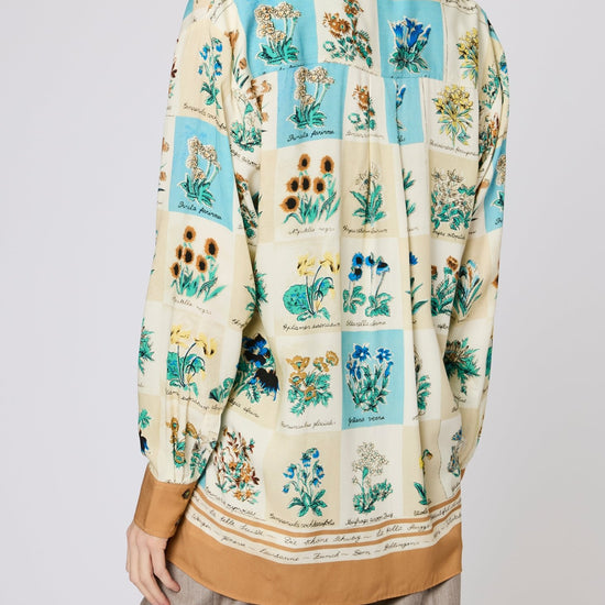 Young Ideas & Henmores -Garden Stamp Shirt -02 Off White -6