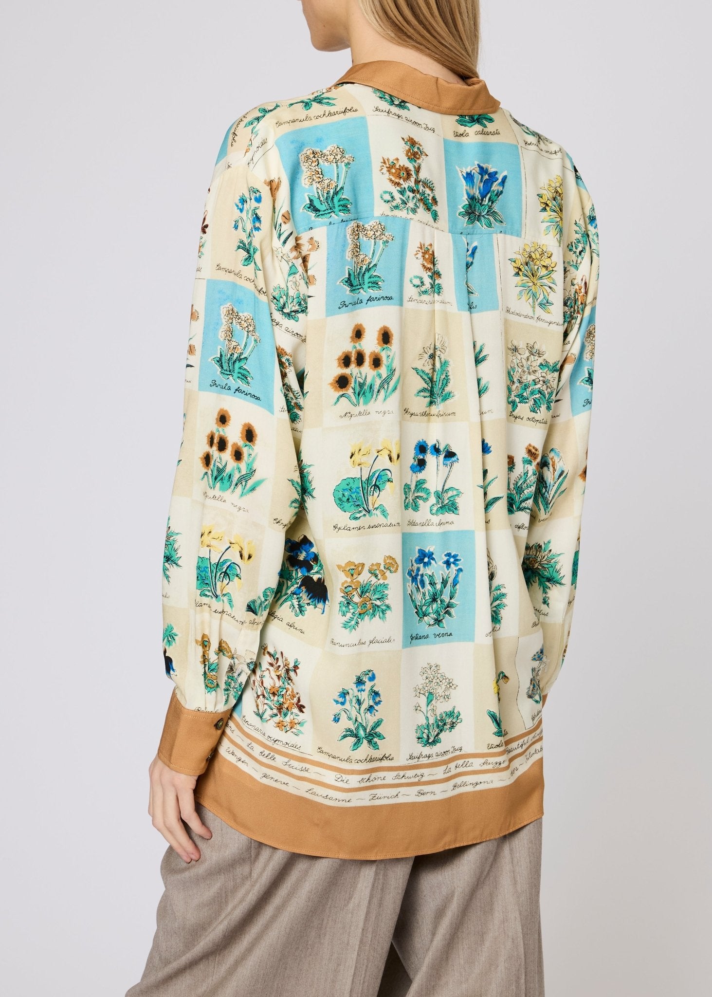 Young Ideas & Henmores -Garden Stamp Shirt -02 Off White -6