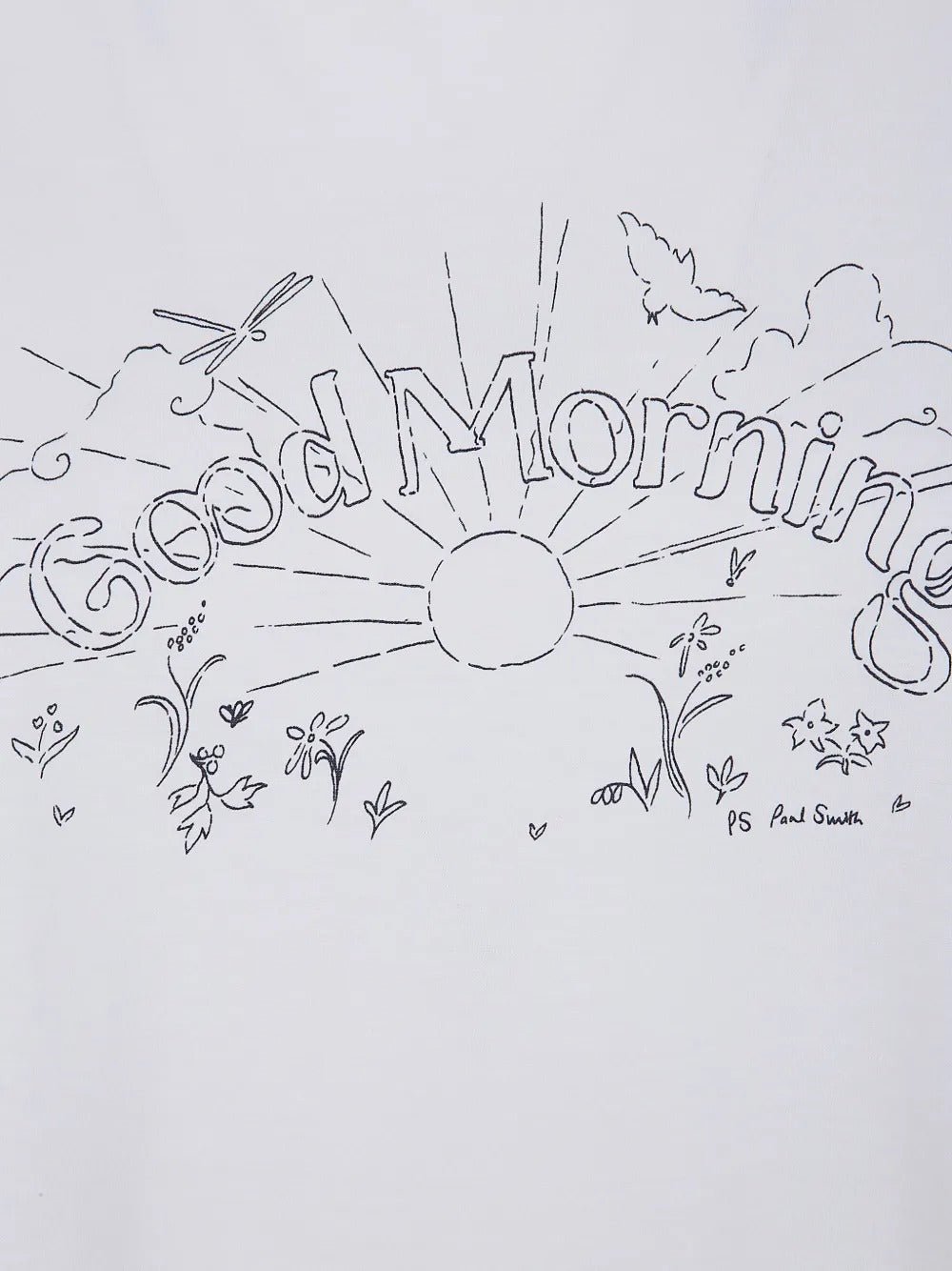 Young Ideas & Henmores -Good Morning T-Shirt -02 White -S