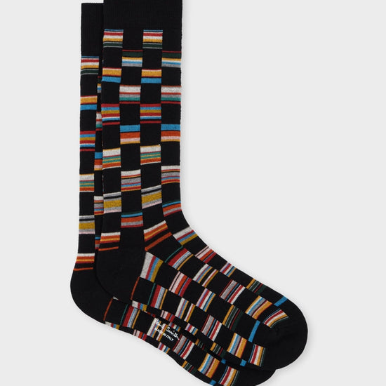 Young Ideas & Henmores -Laurel Signature Socks -92 Multicolour -OS