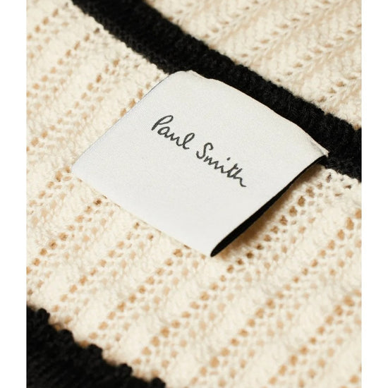 Young Ideas/Henmores - Stripe Detail Sleeveless Knitted Top - 03 Ice White - S