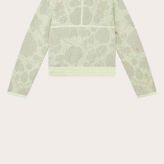 Young Ideas & Henmores -Monochromatic Floral Button Up Cardigan -30 Green -XS