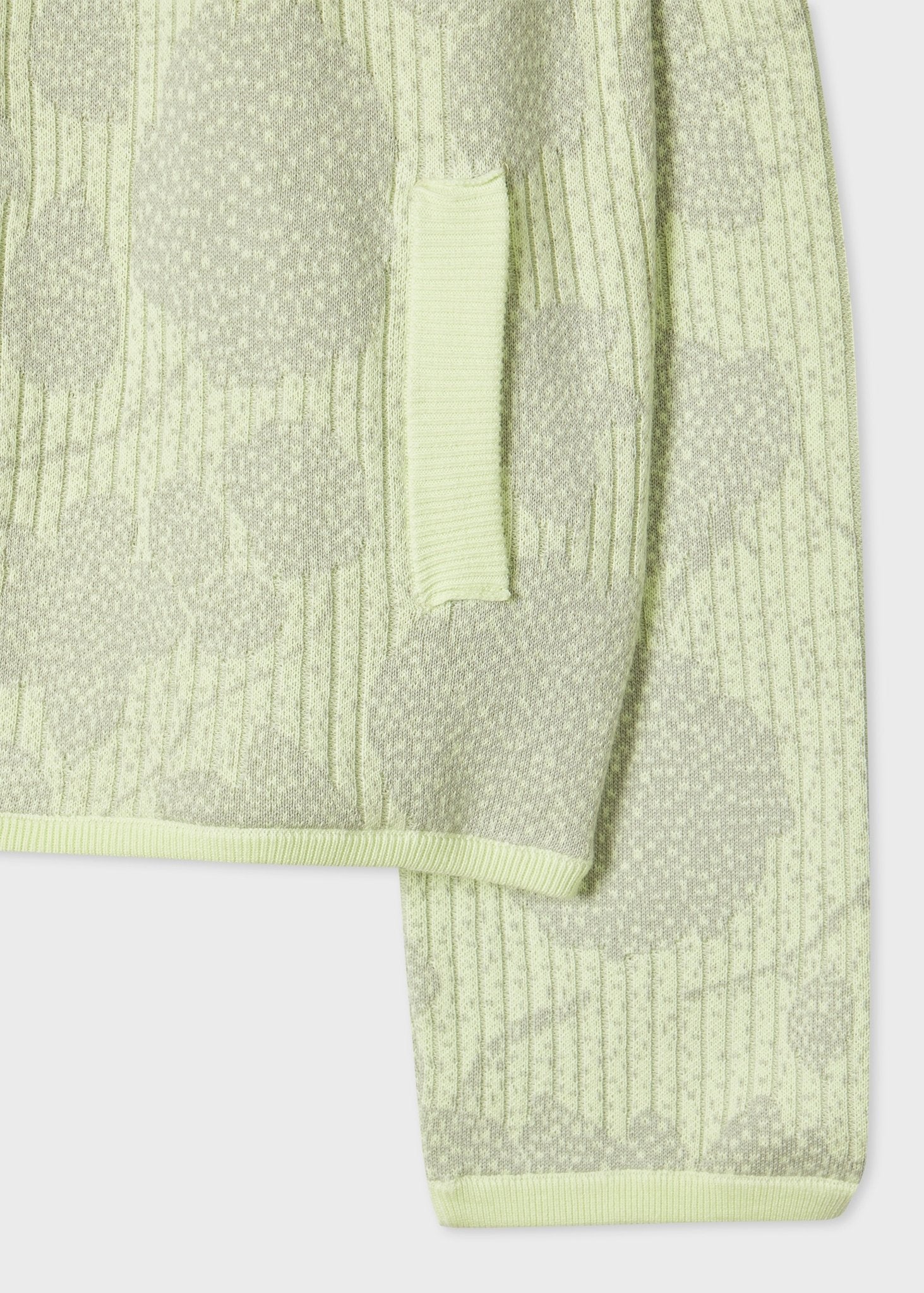 Young Ideas & Henmores -Monochromatic Floral Button Up Cardigan -30 Green -XS