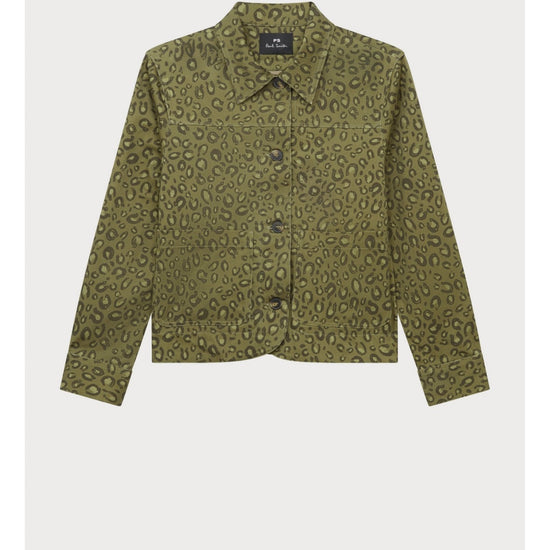 Young Ideas/Henmores - Monochrome Cheetah Print Jacket - 62 Green - 8