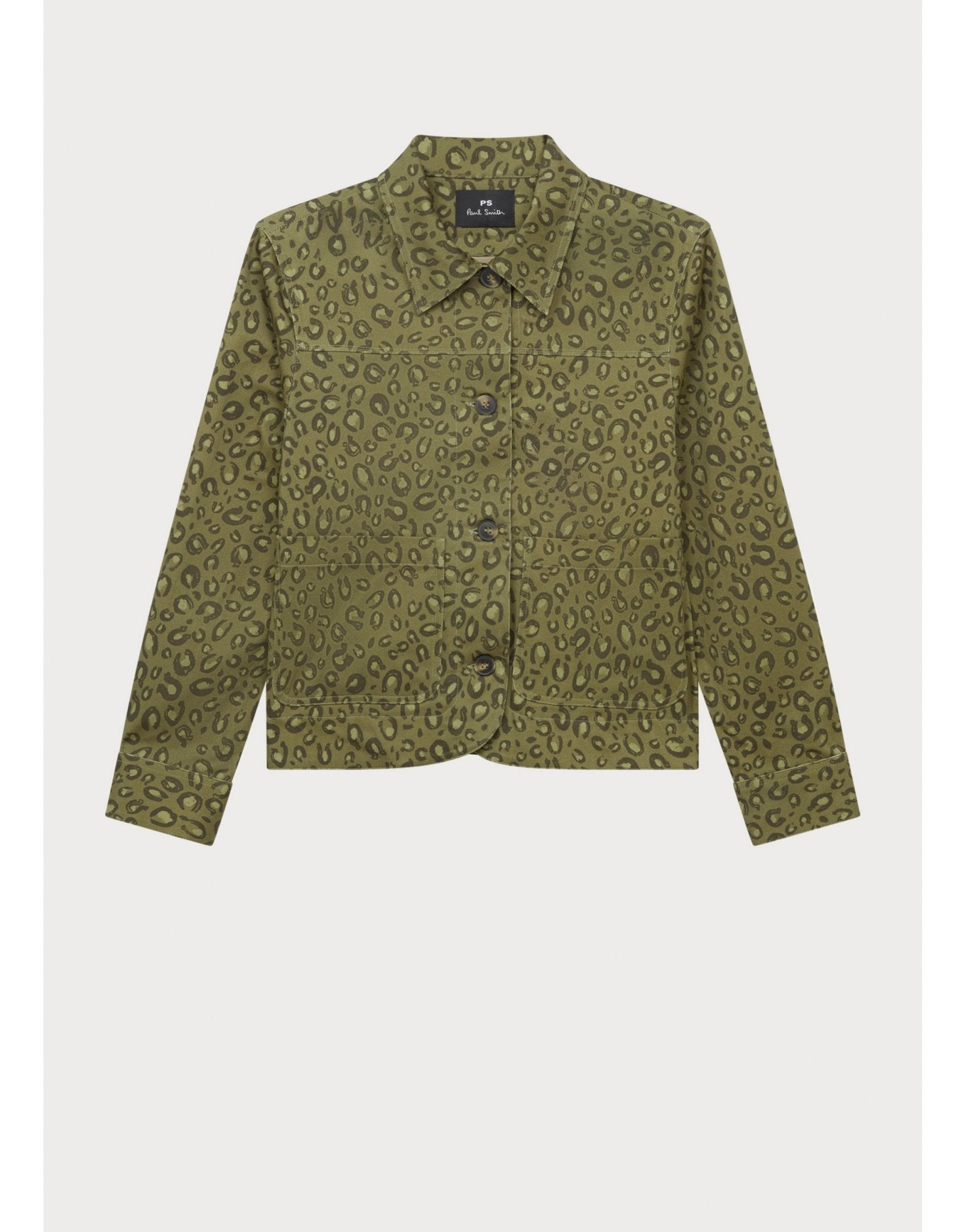 Young Ideas/Henmores - Monochrome Cheetah Print Jacket - 62 Green - 8