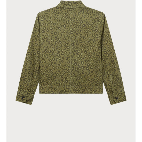 Young Ideas/Henmores - Monochrome Cheetah Print Jacket - 62 Green - 8