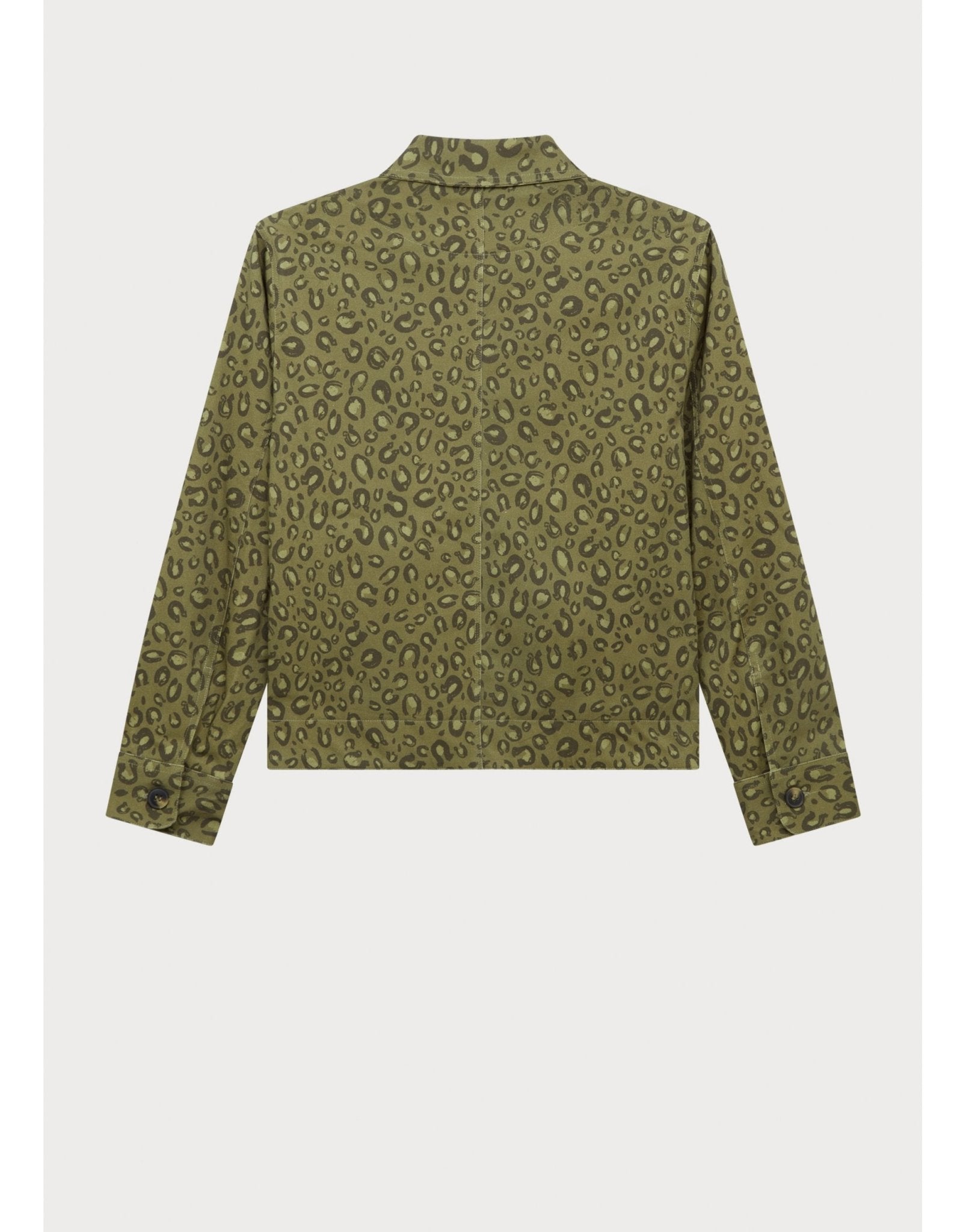 Young Ideas/Henmores - Monochrome Cheetah Print Jacket - 62 Green - 8