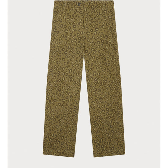 Young Ideas/Henmores - Monochrome Cheetah Print Trousers - 62 Green - 8