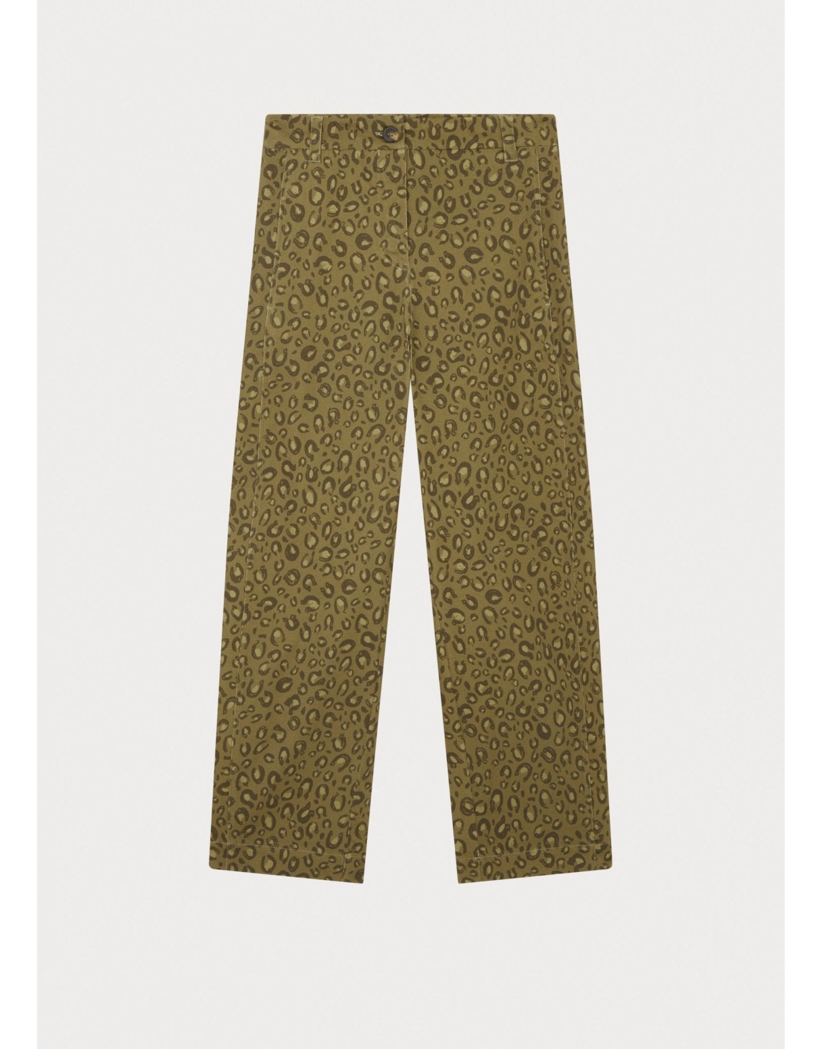 Young Ideas/Henmores - Monochrome Cheetah Print Trousers - 62 Green - 8