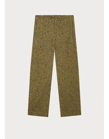 Young Ideas/Henmores - Monochrome Cheetah Print Trousers - 62 Green - 8