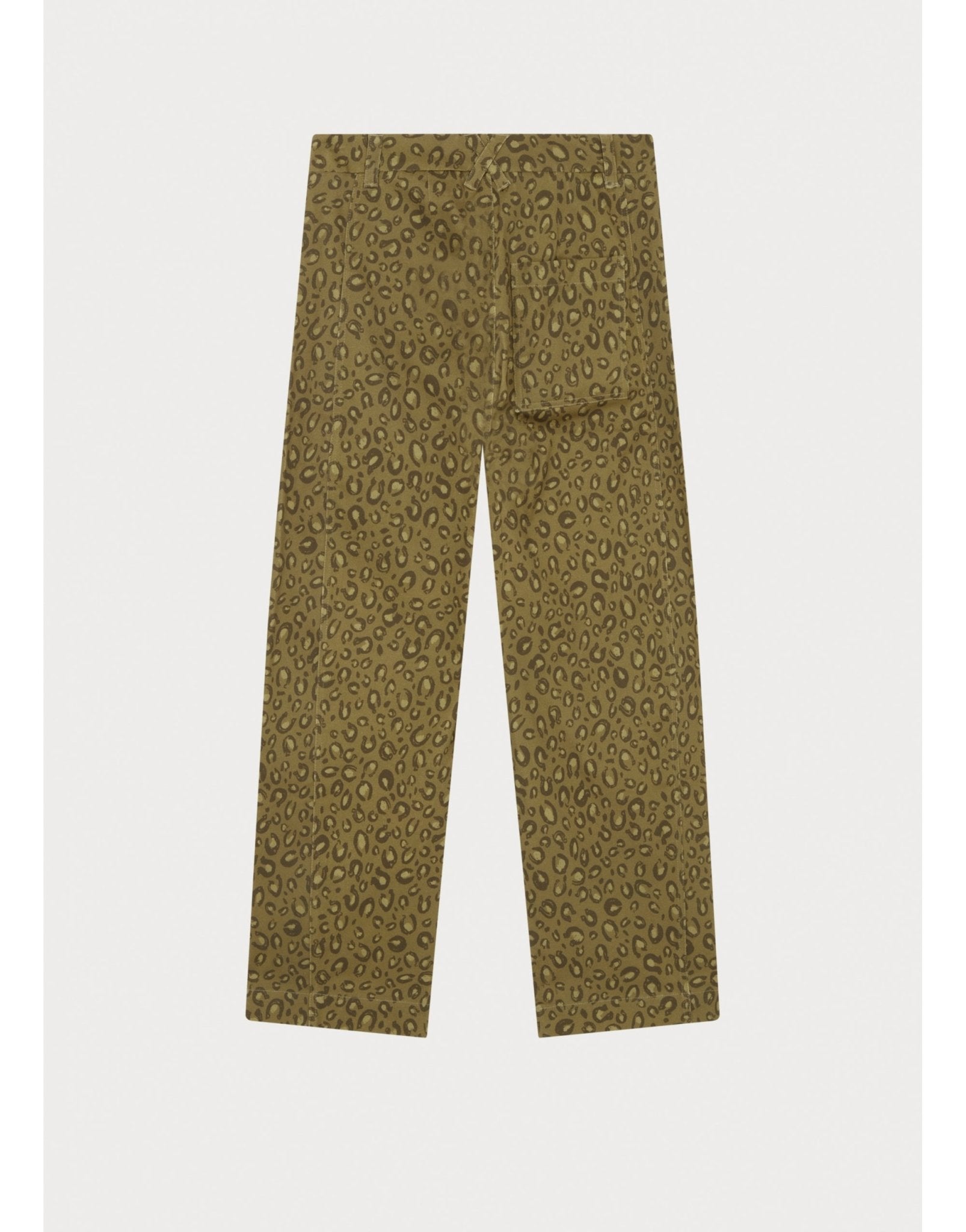 Young Ideas/Henmores - Monochrome Cheetah Print Trousers - 62 Green - 8