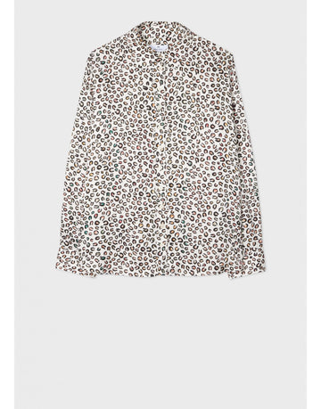 Young Ideas/Henmores - Multi Cheetah Print Shirt - 04 White Multi - 8