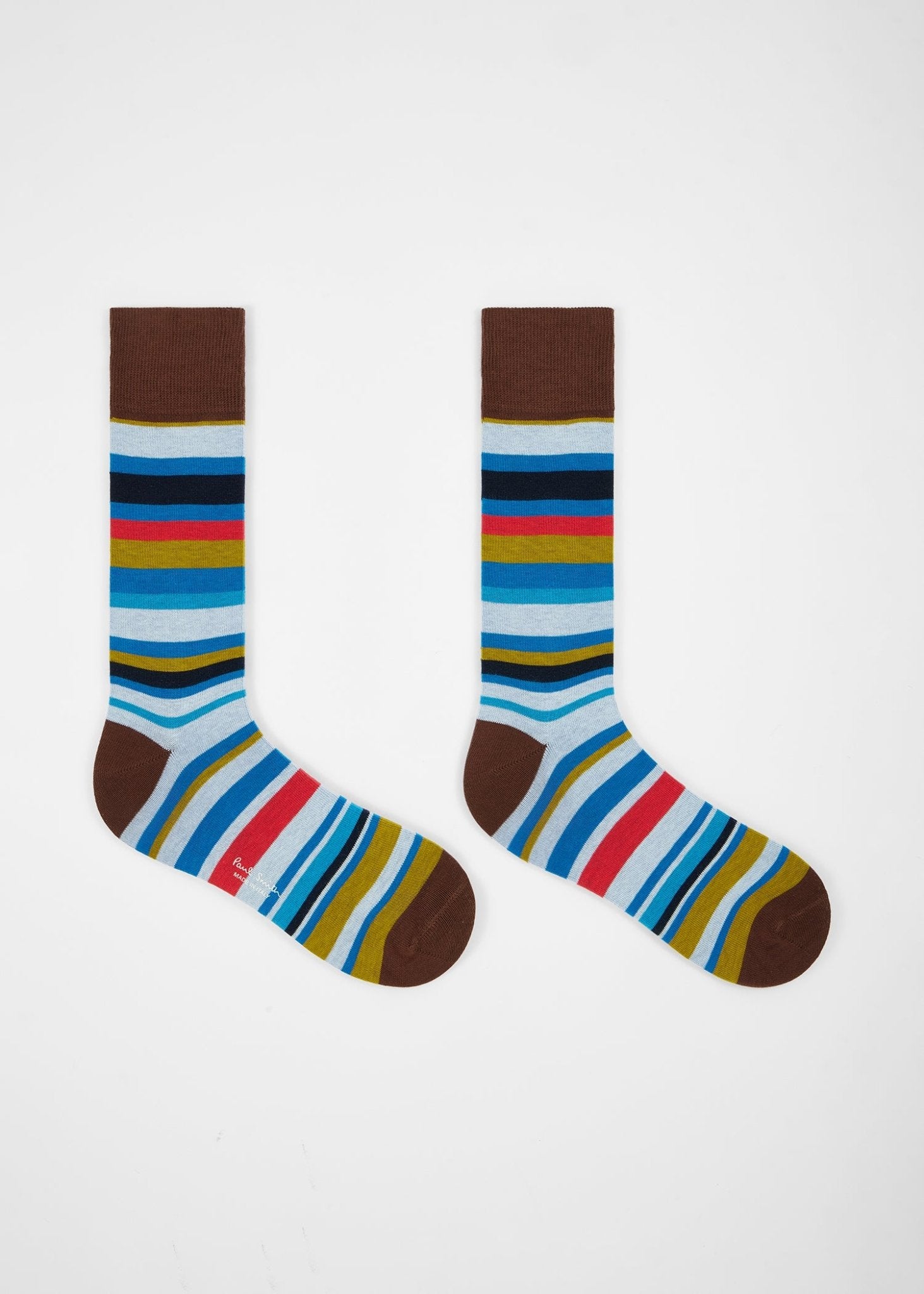 Young Ideas & Henmores -Multi Stripe 3 Pack Cracker Socks -1A Multicolour -OS