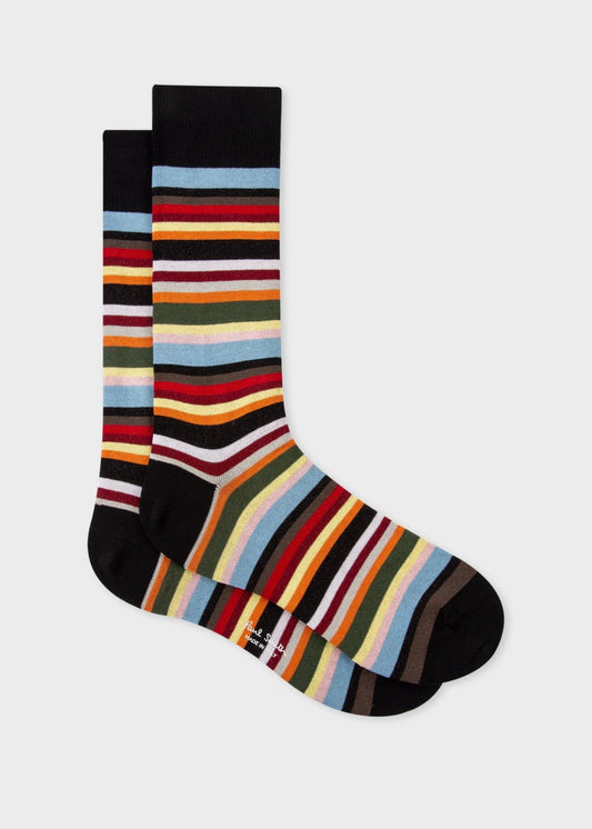 Young Ideas & Henmores -Multi Stripe Socks -92 Multicolour -OS