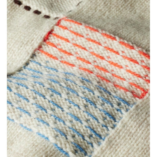 Young Ideas/Henmores - Multicolour Stitch Cardigan - 05 Beige - XS