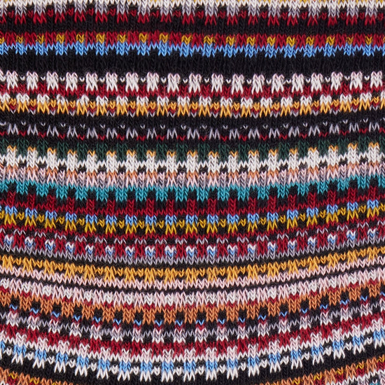 Young Ideas & Henmores -Neal Pique Signature Socks -92 Multi Coloured -OS