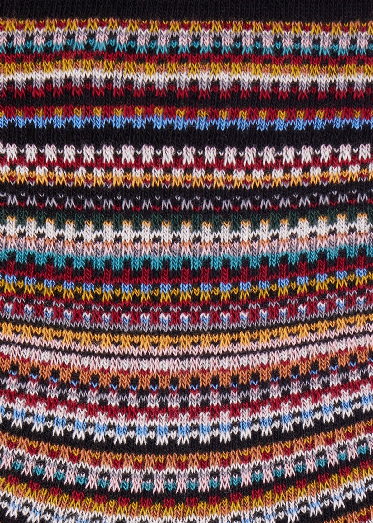 Young Ideas & Henmores -Neal Pique Signature Socks -92 Multi Coloured -OS