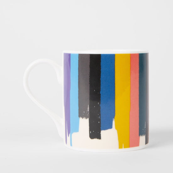 Young Ideas & Henmores -Paint Spill Stripe Mug -96 Multi -OS
