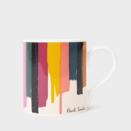 Young Ideas & Henmores -Paint Spill Stripe Mug -96 Multi -OS