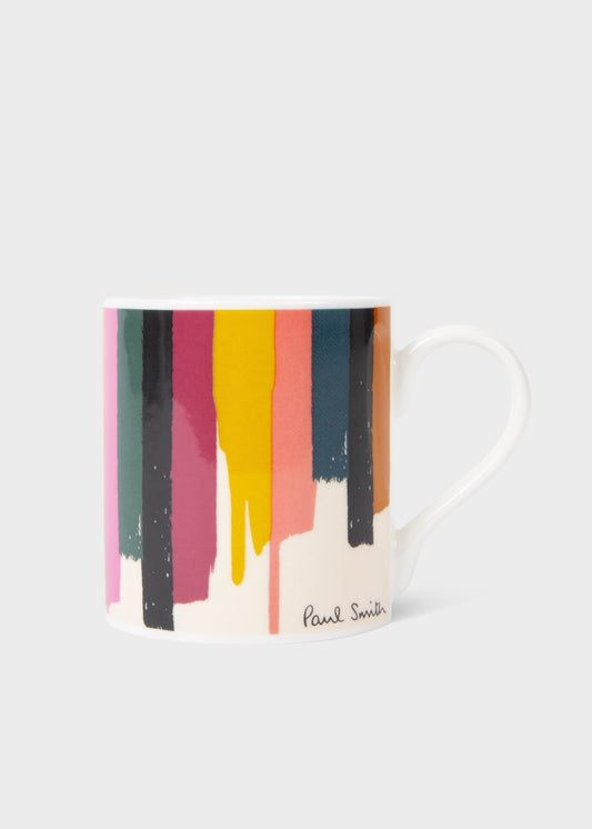 Young Ideas & Henmores -Paint Spill Stripe Mug -96 Multi -OS