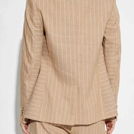 Young Ideas & Henmores -Pinstripe Blazer -69 Beige -6