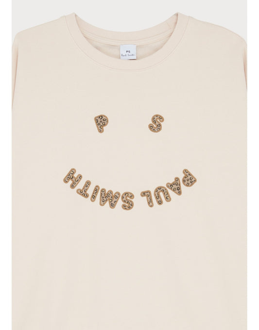 Young Ideas/Henmores - PS Happy Cheetah Sweatshirt - 04 Blush - XS