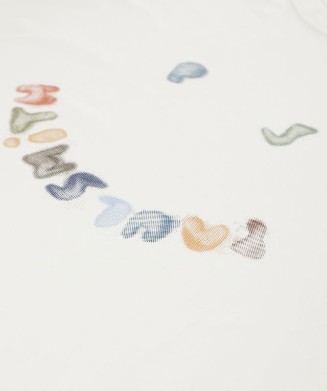 Young Ideas & Henmores -PS Pastel Happy T-Shirt -02 White -S